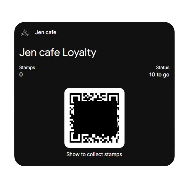 Google Wallet pass example